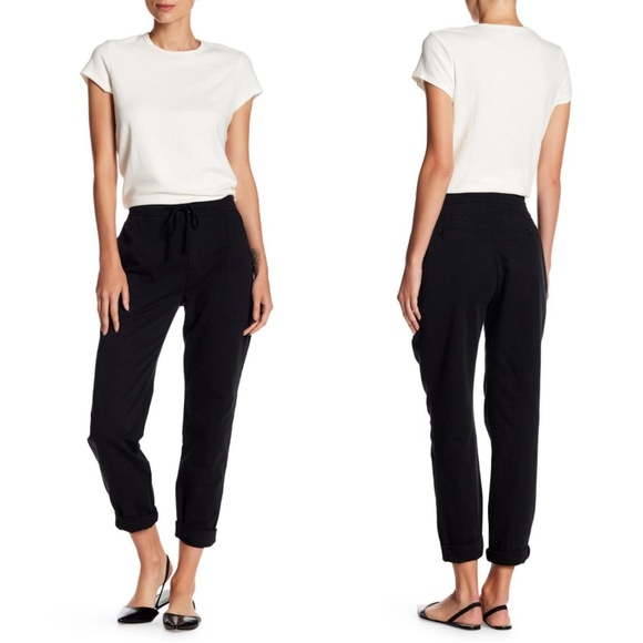 James Perse Pants - New JAMES PERSE Simple Drawstring Cuffed Pants